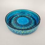 vintage ronde schaal gemaakt door Bitossi Decor "Rimini Blue, Antiek en Kunst, Ophalen of Verzenden