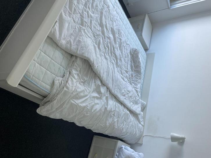 Dekbed en sprei, Huis en Inrichting, Slaapkamer | Beddengoed, Zo goed als nieuw, Deken of Dekbed, Tweepersoons, Wit, Ophalen