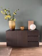 Hangend dressoir, Huis en Inrichting, Kasten | Dressoirs, Ophalen, Strak, 100 tot 150 cm, Eikenhout