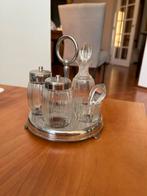 Peper en zoutstel, antiek, Antiek en Kunst, Antiek | Glas en Kristal, Ophalen of Verzenden