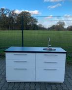 Keukenblok Hoogglans Wit, Ophalen, Gebruikt, Wit