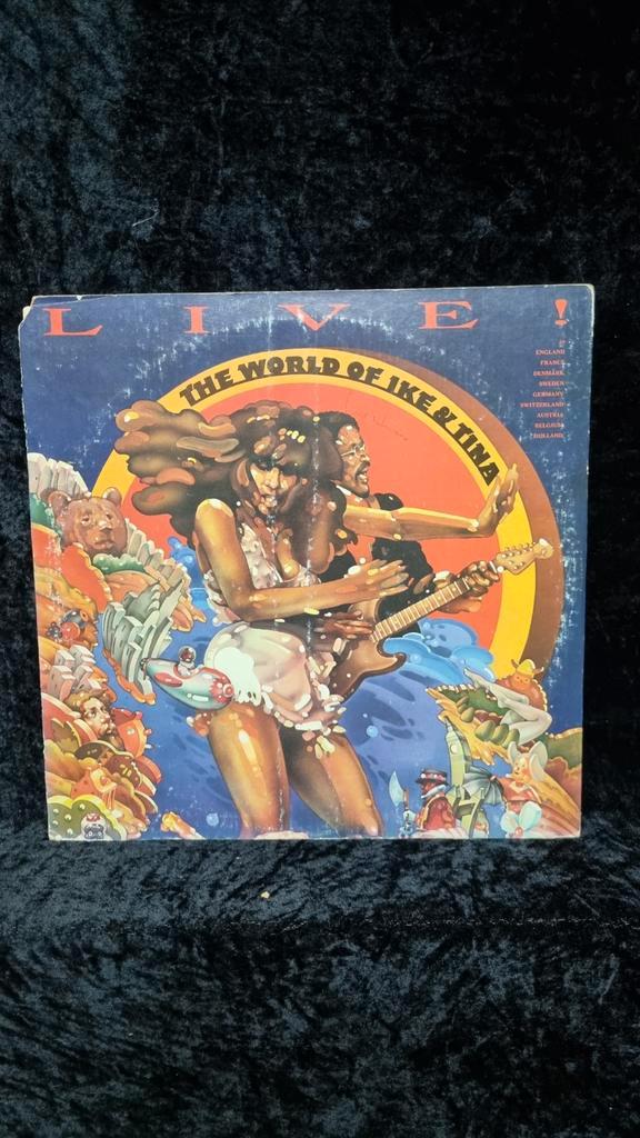 Ike & Tina Turner - The World of Ike & Tina Live! Vinyl LP, Cd's en Dvd's, Vinyl | R&B en Soul, Gebruikt, 1960 tot 1980, Ophalen of Verzenden