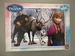 Disney Frozen puzzel 100 stukjes zgan, Ophalen of Verzenden, Meer dan 50 stukjes, Zo goed als nieuw, 4 tot 6 jaar