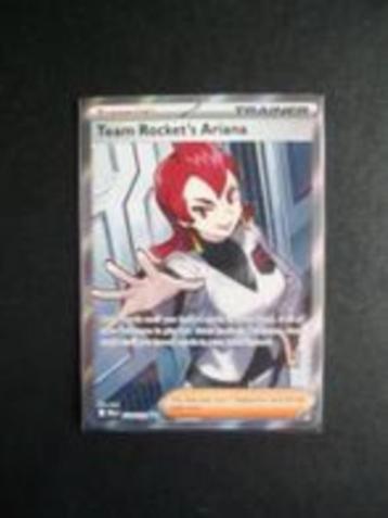 1113. Nieuwe Pokemon Kaart Secret TEAM ROCKET's ARIANA   beschikbaar voor biedingen