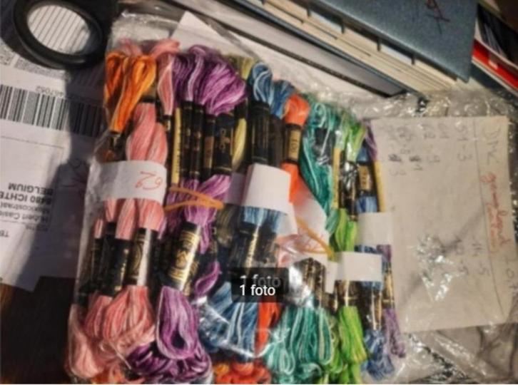 Lot DMC Gemeleerd-Verloop garen, Hobby en Vrije tijd, Borduren en Borduurmachines, Nieuw, Borduurgaren of Zijde, Handborduren