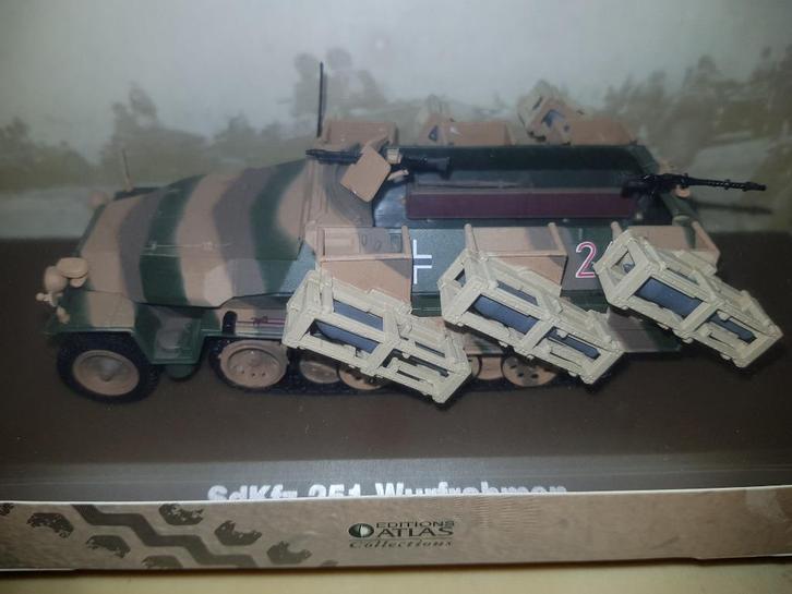 WO2 Schaalmodel Atlas SdKfz 251 Wurfrahmen, Hobby en Vrije tijd, Modelbouw | Auto's en Voertuigen, Nieuw, Overige typen, Groter dan 1:32