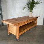 Oude toonbank, antieke werkbank, dressoir, keukeneiland, Antiek en Kunst, Ophalen