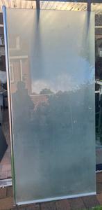 Mat glas douchedeur 180 graden draaiende deur  Douchedeur, 80 tot 120 cm, Zo goed als nieuw, Glasplaat, Veiligheidsglas