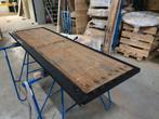 Oude hardhouten schotten | steenschotten | tafelbladen, Gebruikt, Info@woodfarm.nl, 4251NT, Ophalen of Verzenden