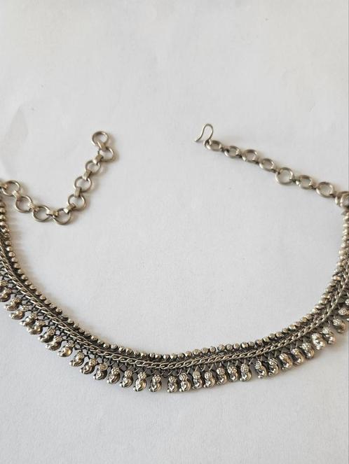 Tribale  ketting, Sieraden, Tassen en Uiterlijk, Armbanden, Zo goed als nieuw, Staal, Zilver, Verzenden