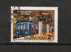 Trein postzegels Hongarije 1982 3576, Postzegels en Munten, Postzegels | Thematische zegels, Ophalen of Verzenden, Gestempeld