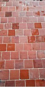 Lot antieke terracotta tegels, Antiek en Kunst, Antiek | Wandborden en Tegels, Ophalen