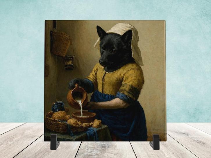 Het Melkmeisje - Schipperke, Huis en Inrichting, Woonaccessoires | Overige, Nieuw, Verzenden