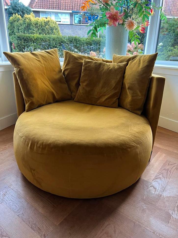 Passe Partout Pastille Fauteuil - Verkleuring, Huis en Inrichting, Fauteuils, Gebruikt, Stof, 100 tot 125 cm, Ophalen