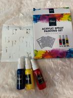 Acryl spuitverf set - 3x30 ml Nieuw, Hobby en Vrije tijd, Schilderen, Nieuw, Ophalen of Verzenden