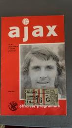 Programmaboekje en kaartje AJAX - SPARTA 72/73, Ophalen of Verzenden, Zo goed als nieuw, Ajax, Poster, Plaatje of Sticker