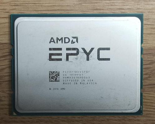 Amd Epyc 7371 16C/32T, 3.10GHz to 3.80Ghz, Computers en Software, Processors, Zo goed als nieuw, Ophalen of Verzenden