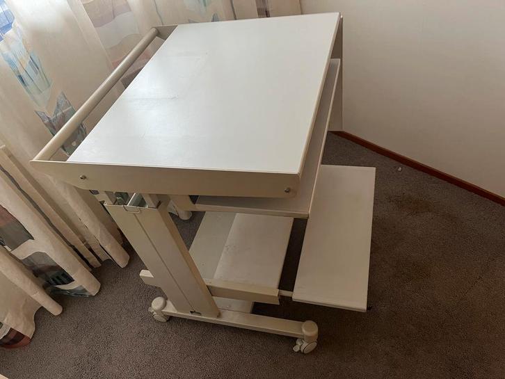 Computertafel - Verstelbaar & Mobiel, Huis en Inrichting, Tafelonderdelen, Gebruikt, Tafelblad, 50 tot 100 cm, Rechthoekig, Kunststof