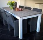 Eettafel, Huis en Inrichting, Tafels | Eettafels, Ophalen, Gebruikt, 50 tot 100 cm, Vijf personen of meer