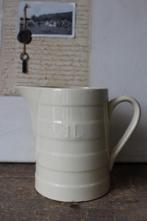 Oude brocante bandenkan Boch licht creme *Pronck & Praal*, Ophalen of Verzenden