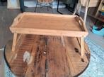 Houten bedtafel dienblad, Huis en Inrichting, Woonaccessoires | Dienbladen, Ophalen of Verzenden, Zo goed als nieuw, Rechthoekig