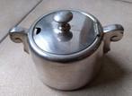 Suikerpot 0.2 L. Art Deco verzilverd Gero 90 met lepel, Antiek en Kunst, Antiek | Goud en Zilver, Ophalen of Verzenden, Zilver