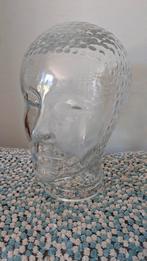 Vintage Glazen Hoofd - Jaren 70, Antiek en Kunst, Antiek | Glas en Kristal, Ophalen of Verzenden