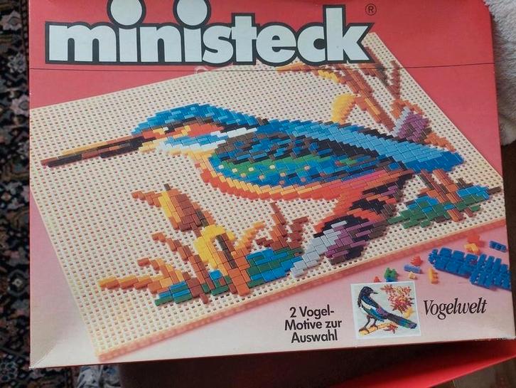 Ministeck Vogel + paarden, Hobby en Vrije tijd, Ministeck, Zo goed als nieuw, Overige typen, Ophalen of Verzenden