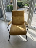 Okergele Fauteuil/stoel, Huis en Inrichting, Ophalen, 75 tot 100 cm, Zo goed als nieuw, Metaal
