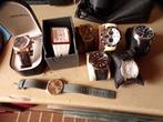 8 merkhorloges,Armani,Pulsar,Bering, Police,Accurist, Ophalen of Verzenden, Gebruikt, Staal, Overige merken