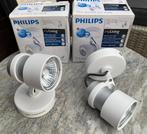 2 x Philips myLiving spot Finish wit, Metaal of Aluminium, Nieuw, Ophalen of Verzenden, Modern