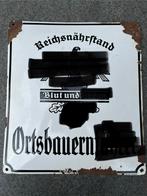 Duitse emaille bord: Brot und Boden, Ophalen of Verzenden, Duitsland