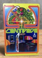 Metalen Wandbord ATARI CENTIPEDE RETRO ARCADE Poster, Huis en Inrichting, Nieuw, Verzenden