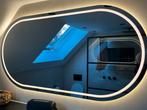 Ovale LED badkamerspiegel 140x70 cm, Huis en Inrichting, Woonaccessoires | Spiegels, Ophalen, 100 tot 150 cm, Nieuw, Ovaal