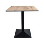 Complete horeca tafels, bistro melamine tafel zwart., Huis en Inrichting, Tafels | Eettafels, Nieuw