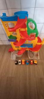 Little Tikes Garage + Little People Auto's, Ophalen, Gebruikt, Jongen of Meisje