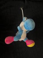 Blauwe Yoshi knuffel 21cm groot met koord en zuignap, Ophalen of Verzenden, Zo goed als nieuw, Overige typen