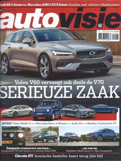 Autovisie 11 2018 : Audi RS4 Avant - Mercedes Benz C63 AMG S, Boeken, Auto's | Folders en Tijdschriften, Gelezen, Algemeen, Ophalen of Verzenden