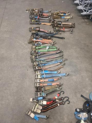 Partij Spanbanden, Sjorbanden, Trekbanden - Diverse beschikbaar voor biedingen