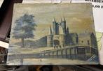 Schilderij op zink: Amsterdamse poort Haarlem, Ophalen