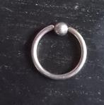 Chirurgisch stalen piercing ring 1,6 x 12 mm, Ophalen of Verzenden, Nieuw, Staal