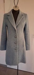 Atmos Fashion mantel winterjas wollen jas lichtblauw 36 S, Kleding | Dames, Jassen | Winter, Blauw, Ophalen of Verzenden, Maat 36 (S)