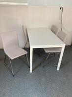 IKEA eetkamertafel met 4 stoelen, Huis en Inrichting, Complete eetkamers, Ophalen, Gebruikt