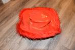 Rode lakhoed, Ophalen of Verzenden, Zo goed als nieuw, Carnaval, Accessoires
