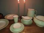 Mosa Maastricht Pastelgroen Servies met Gouden Rand, Antiek en Kunst, Ophalen of Verzenden