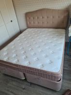 Boxspring zgan 160x200, Ophalen, Tweepersoons, Zo goed als nieuw, 200 cm