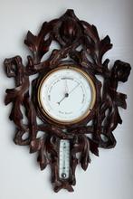 ANTIEKE BAROMETER 19e eeuw(+/_1870) ANEROïDE DOE EEN BOD!! g, Ophalen of Verzenden, Gebruikt, Weerstation