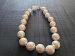 Antiek vintage parelketting parel ketting collier 54 cm, Ophalen, Overige materialen, Ketting, Met edelsteen