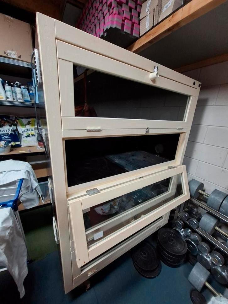 Groot 4 Delig terrarium., Dieren en Toebehoren, Reptielen en Amfibieën | Toebehoren, Ophalen of Verzenden