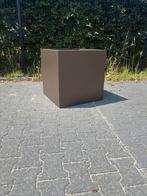 Forsento plantenbak vlak Supra bruin 60x60x60, Tuin en Terras, Bloembakken en Plantenbakken, Ophalen, Vierkant, Tuin, Zo goed als nieuw